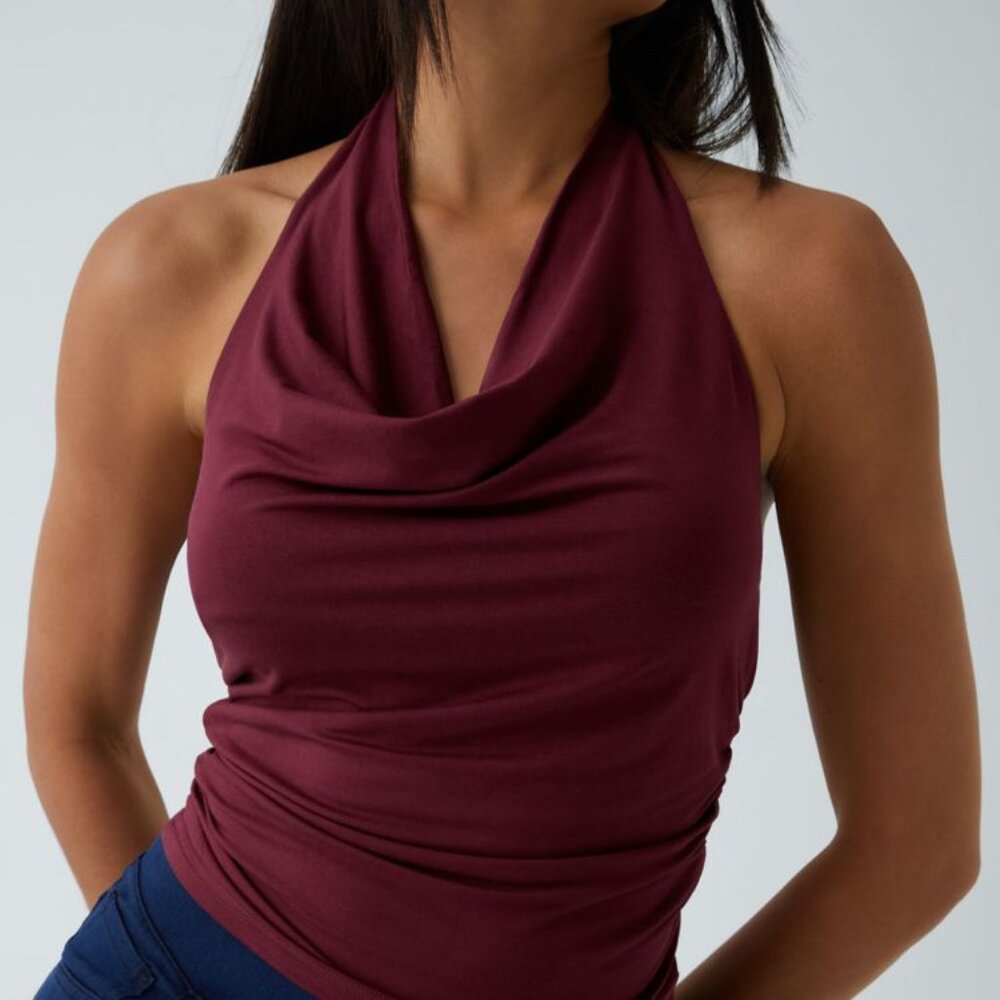 ✨ Halara Drape Neck Halter Top - 3XL